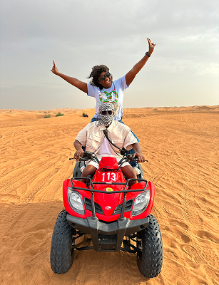 Desert quad bike safari